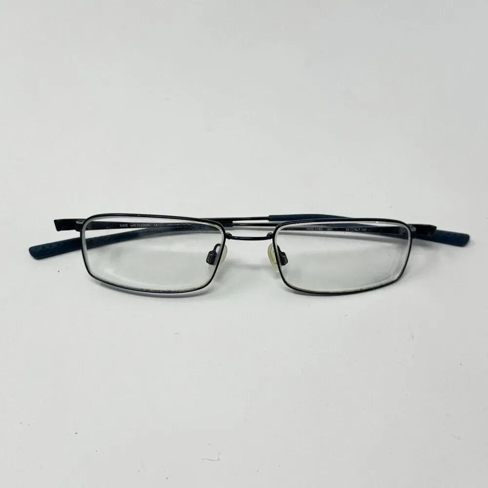 Nike Flexon 4193 441 New Blue Charcoal Black Eyeglass Frames 53-18-145